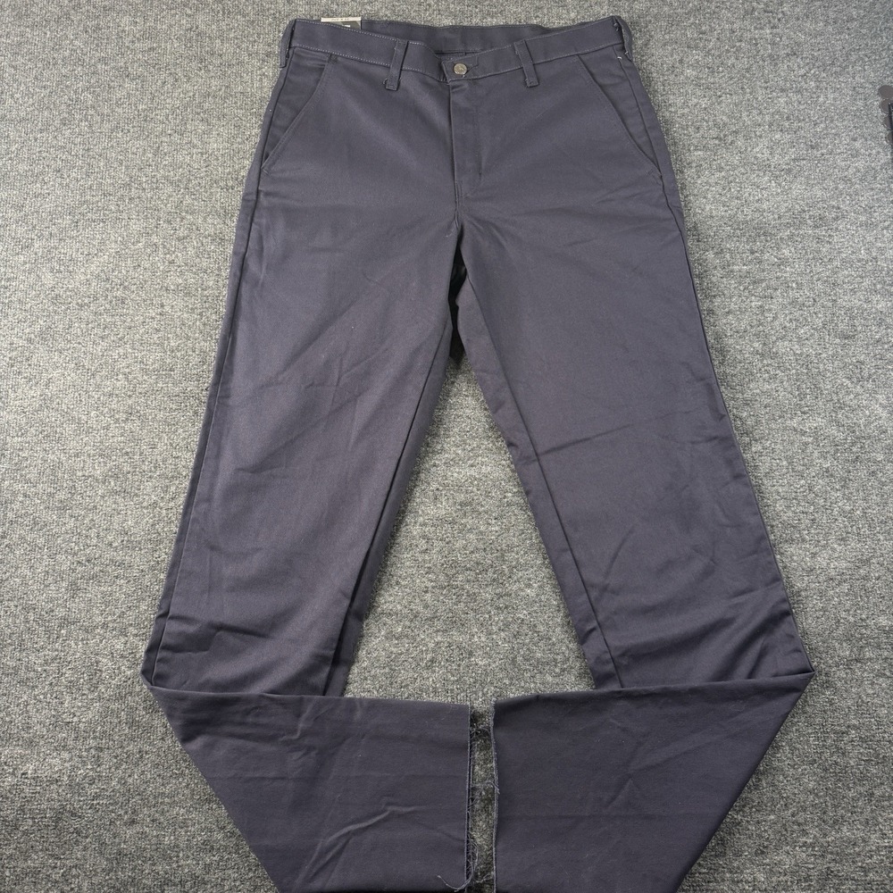Bulwark FR Pants Mens 33X 37 U Fire Resistant Cat 2 NFPA 2112 Navy Blue NWT